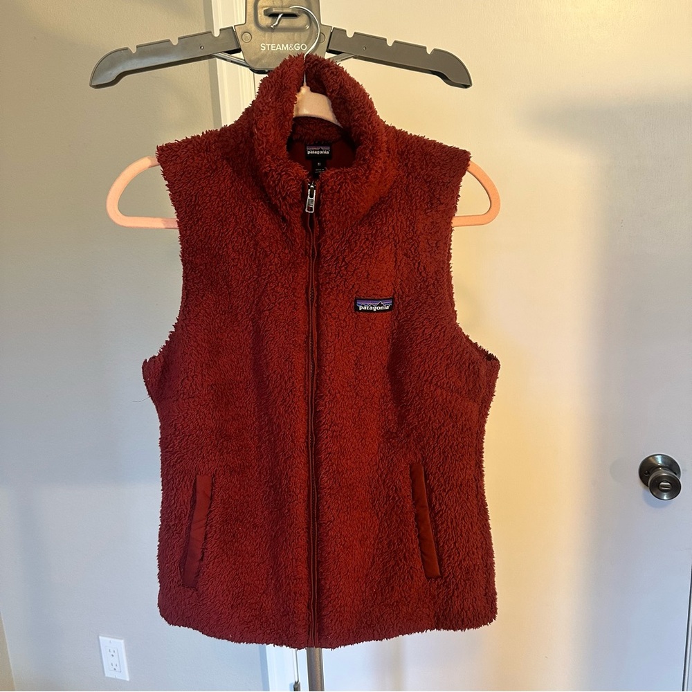 Patagonia Red Fleece Vest - Small